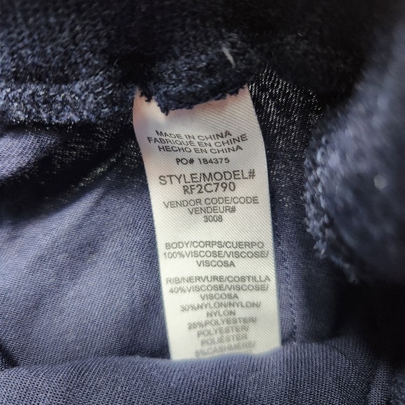 New Splendid Collection XS Lounge Pants Navy Luxe Travel Joggers Quiet Luxury - Picture 10 of 14